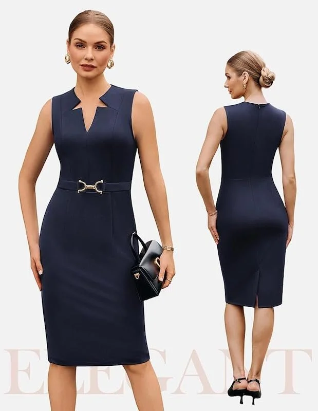 Best Spring Dresses On Amazon - Ribbed Sweater Knit Dress