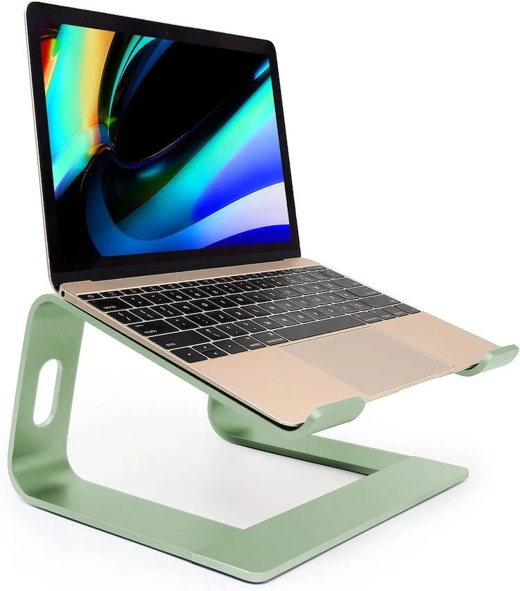 Best Aesthetic School Supplies - Gold Laptop Stand
