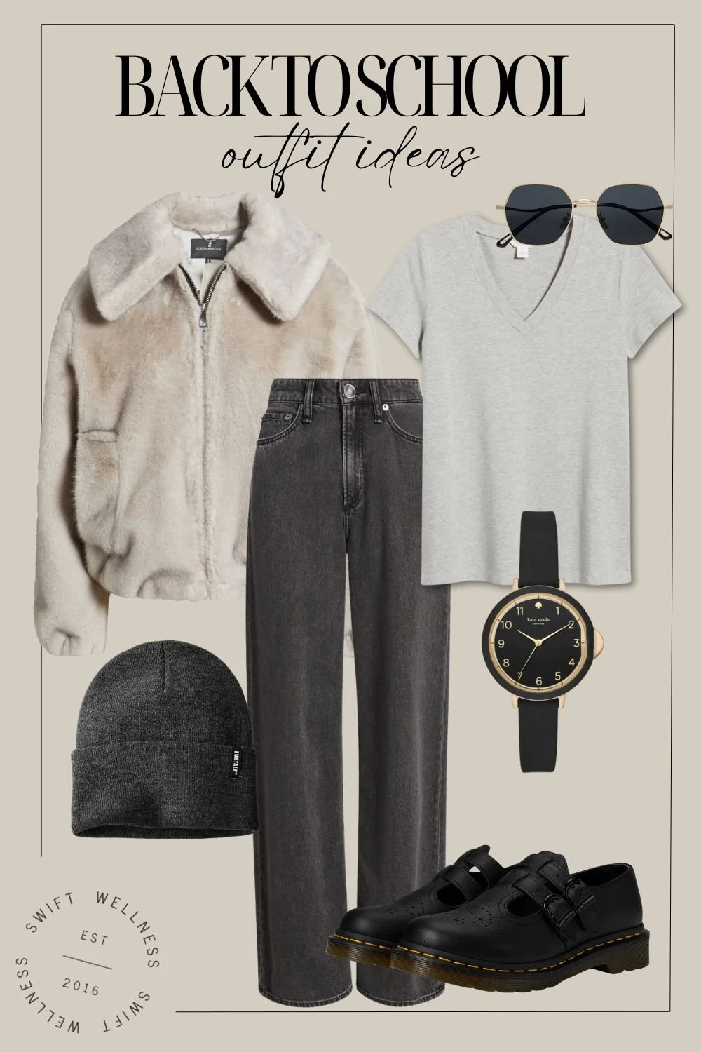 Back To School Outfits - Blacks and Greys