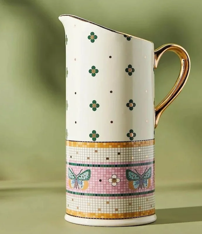 Best Gift Ideas Under $100 -  Bistro Tile Garden Pitcher