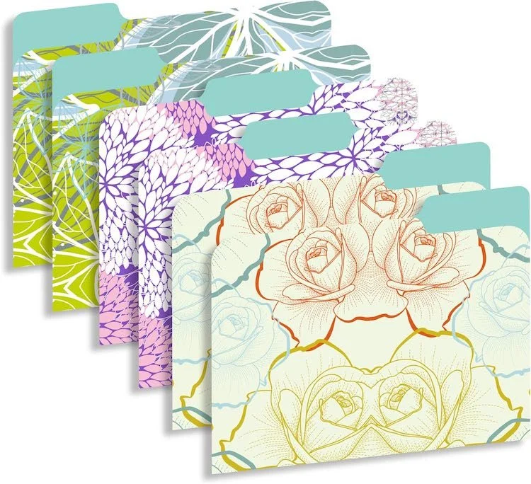 Best Aesthetic School Supplies - Decorative File Folders