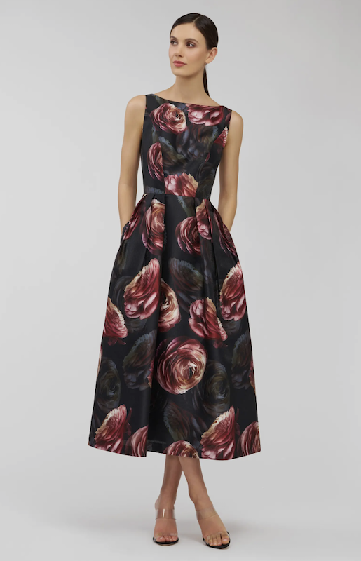 Best Spring Wedding Guest Dresses - Kay Unger Elsa Midi Dress