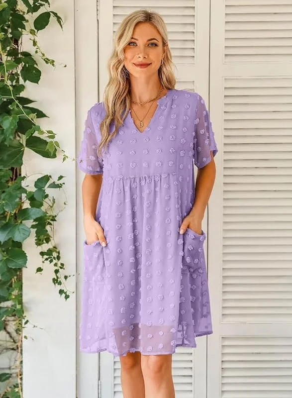 Best Spring Dresses On Amazon - Short Sleeve Swing Dress