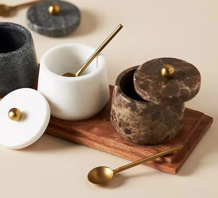 Best Gift Ideas Under $100 - Marble Condiment Set