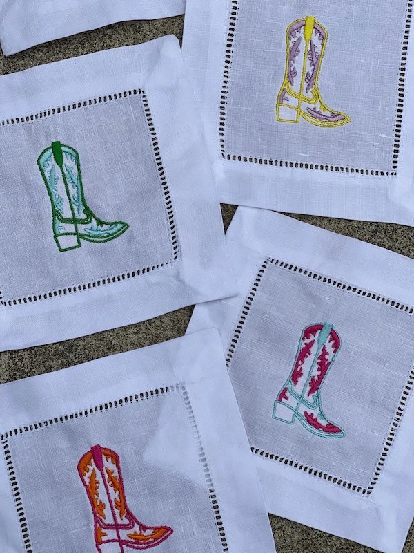Best Gifts Under $100 - Cowboy Cocktail Napkins