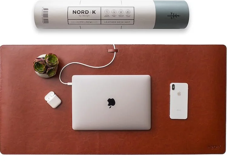 Best Aesthetic School Supplies - Vegan Leather Desk Pad