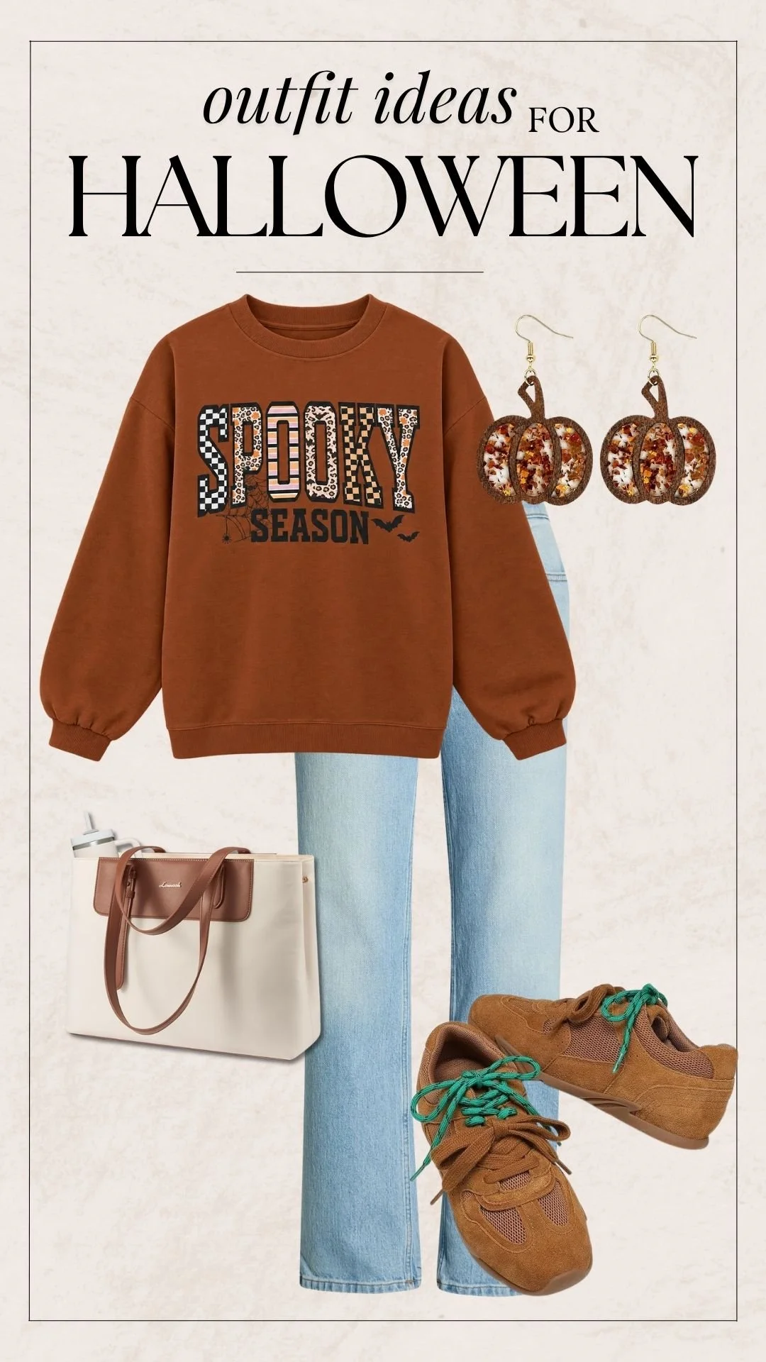 Halloween Themed Outfit Ideas - Spooky Sweatshirt