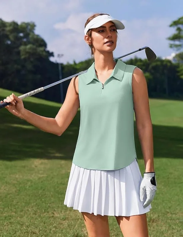 Best Workout Clothes On Amazon - Pinspark Sleeveless Polo Golf Shirt