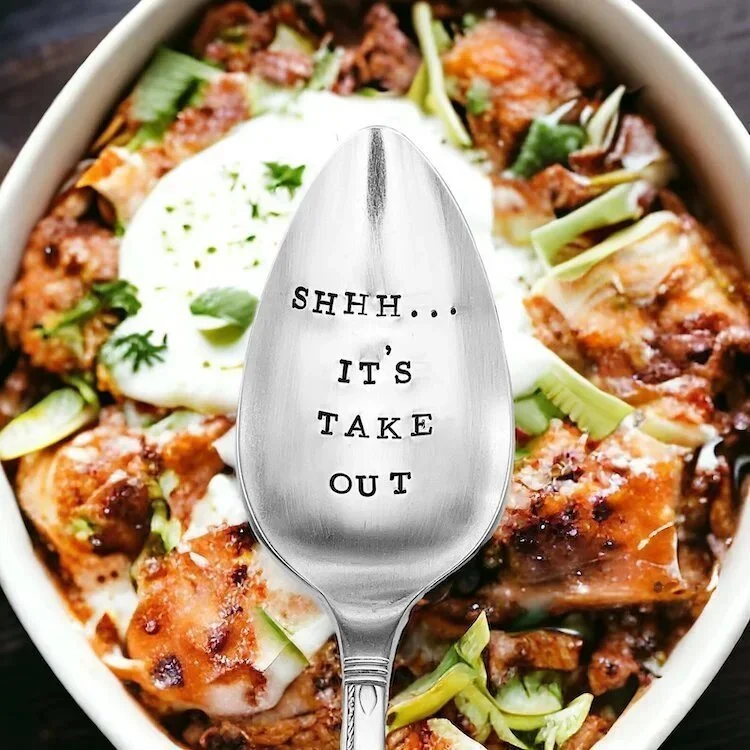 Best Gifts Under $100 - Stamped Serving Spoon