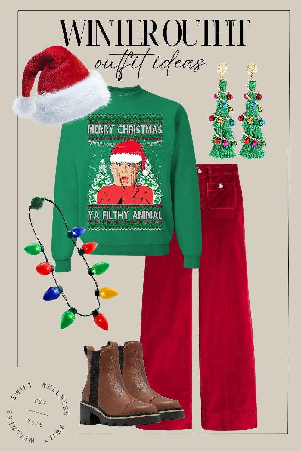 Easy Winter Outfits - Ugly Christmas Sweaters