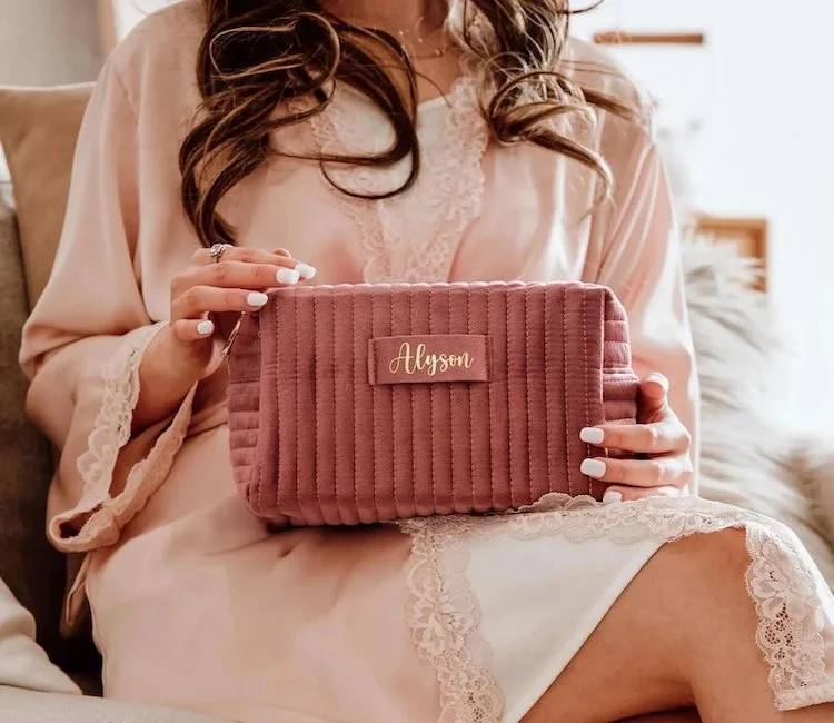 Best Gift Ideas Under $100 - Personalized Makeup Bag