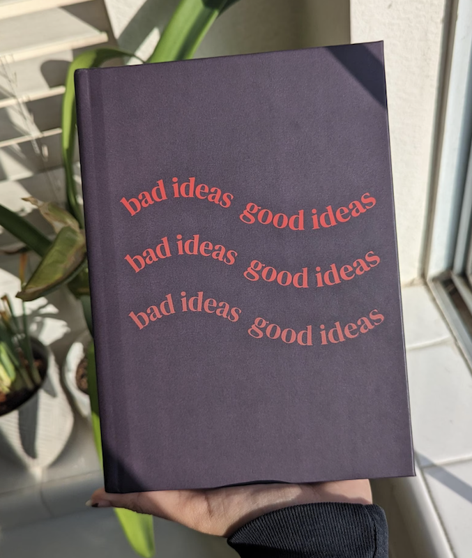 Best Aesthetic School Supplies - Bad Ideas Notebook