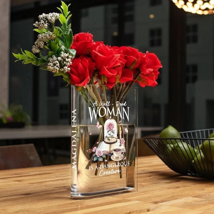 Best Gift Ideas Under $100 - Acrylic Book Vase