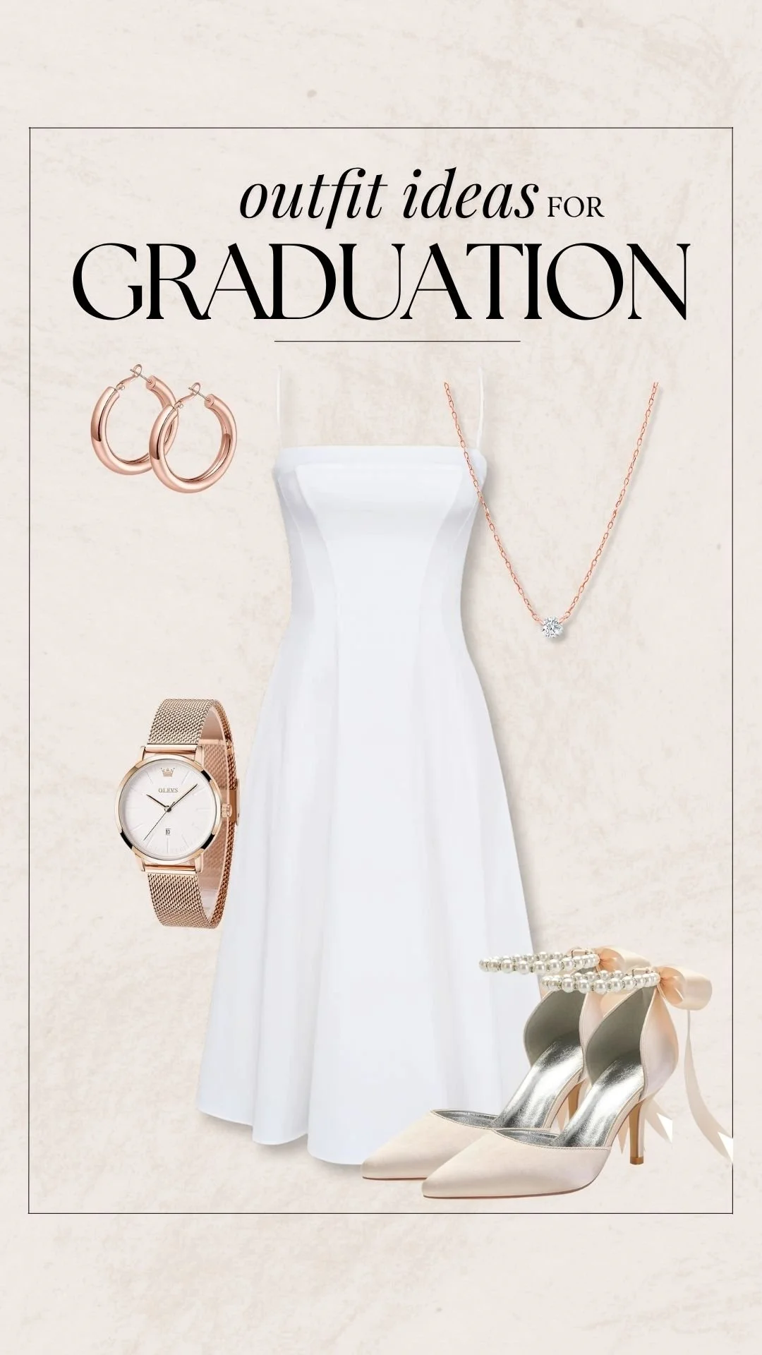 dress for graduation crossword Berylove Women White Graduation Dress V Neck Bodycon Mini Dress main image 0