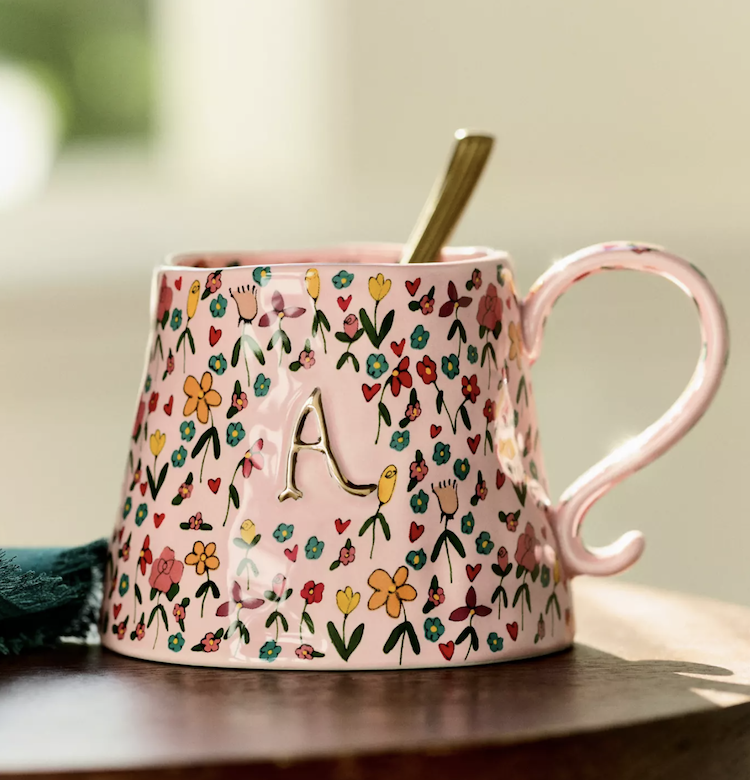 Best Gift Ideas Under $100 -  Nature Monogram Mug