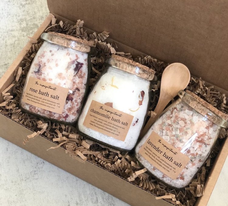Best Gift Ideas Under $100 - Organic Bath Salts