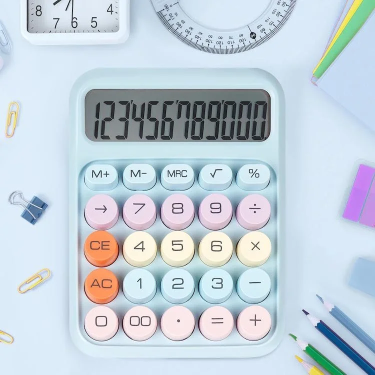Best Aesthetic School Supplies - Colorful Calculator