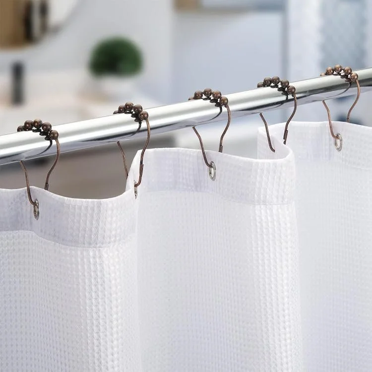 Bathroom Upgrades - Shower Curtain Hooks