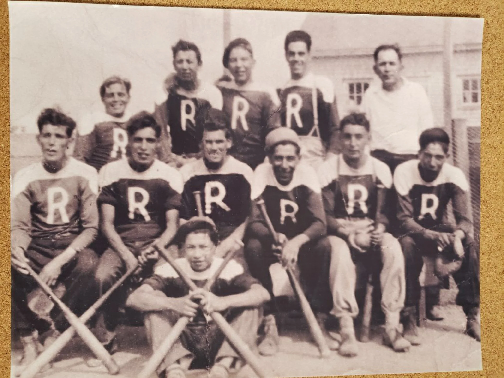 Ball team from Indian Brook, back when it was called Micmac Reserve