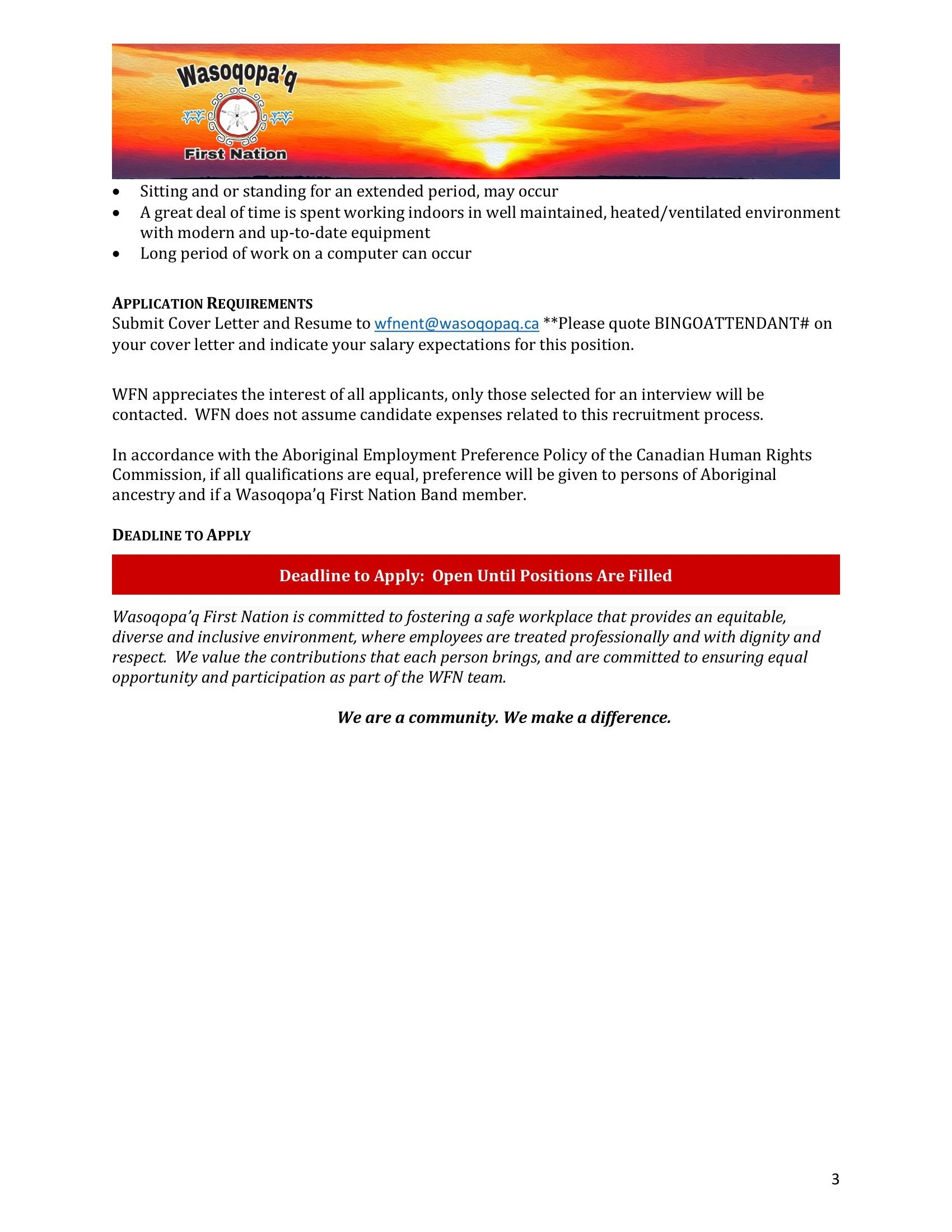 Bingo Hall Attendant Kitchen Help Job Posting-3.jpg
