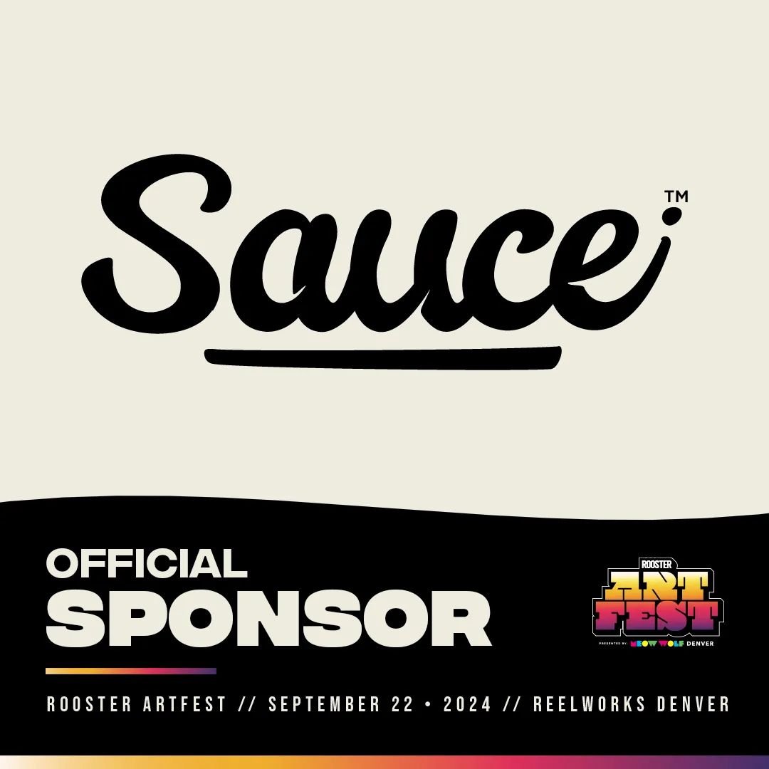 Rooster ArtFest, @convergencestation and @roostermag are proud to have @sauceessentials as an official sponsor for ArtFest2024, hosted by @reelworksdenver 

#denverartscene #denverartists #denverevents #roostermagaizne #artfest2024 #meowwolfdenver #r