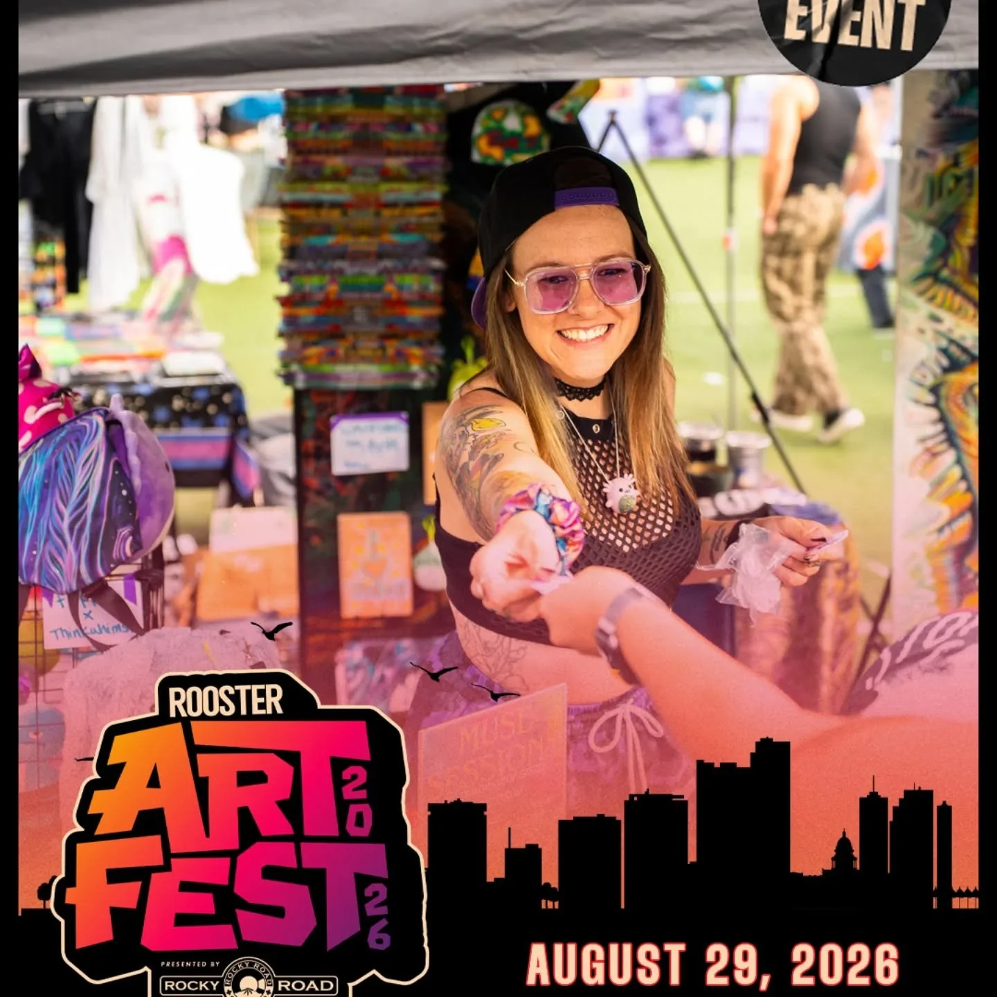 Support local artists. Find something strange and beautiful. Maybe make a new friend. Definitely spend too long at one booth saying, &ldquo;Okay but this is so cute.&rdquo;
Rooster ArtFest returns August 29 @reelworksdenver!!