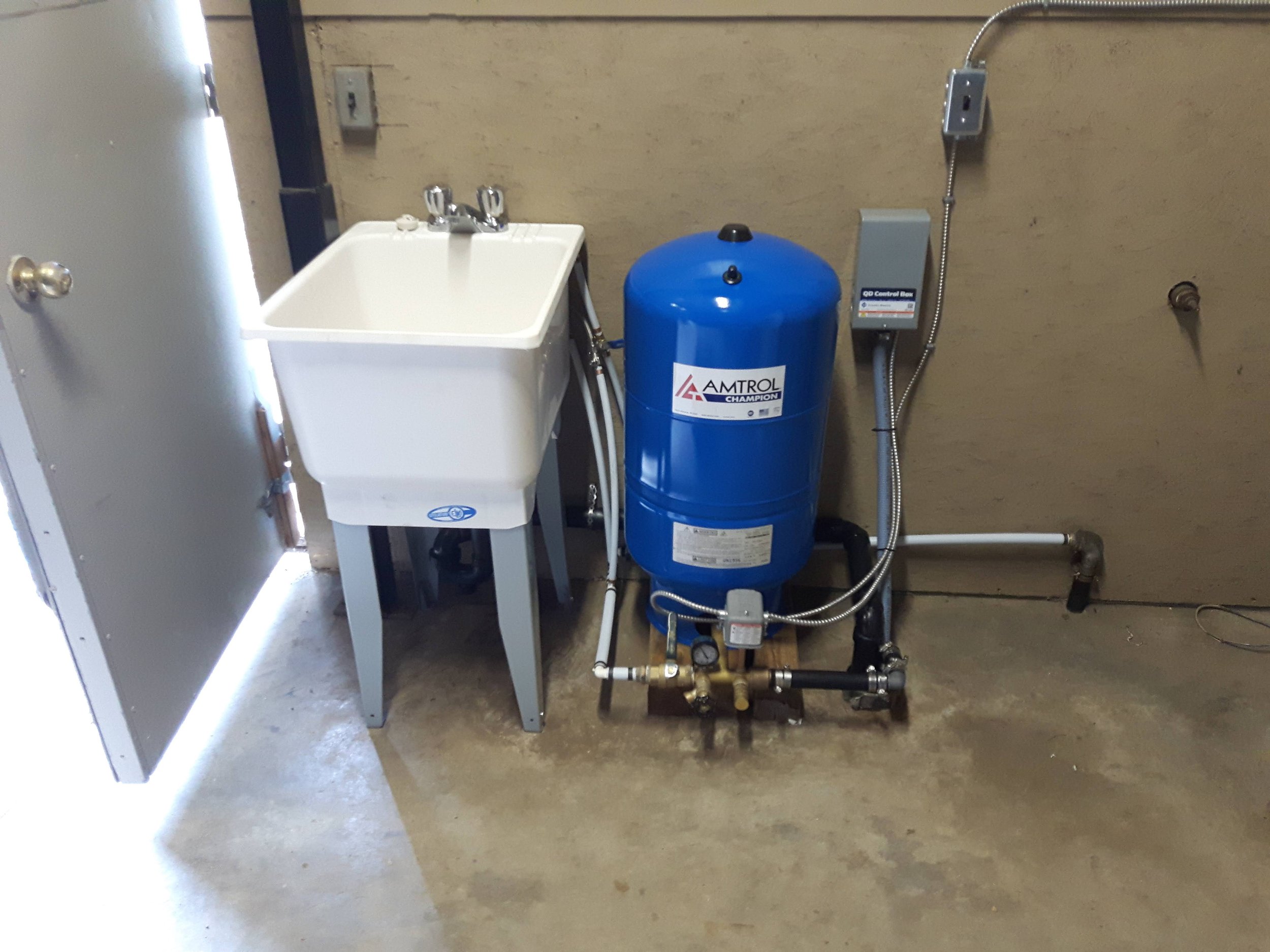 Pressure Tank Installation