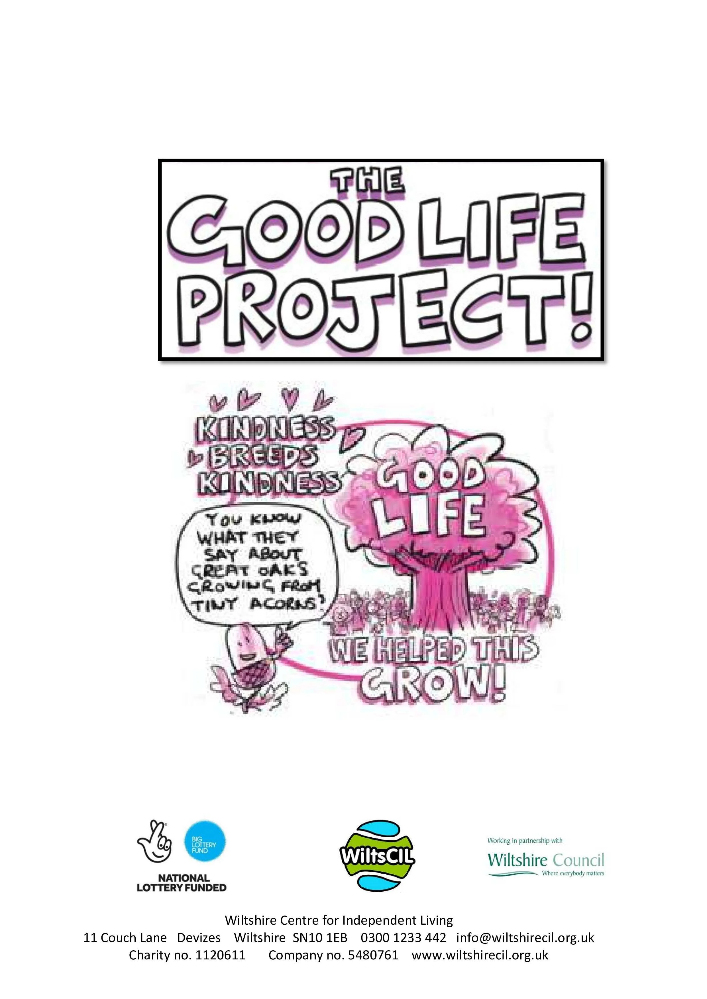 Front cover of the good life report