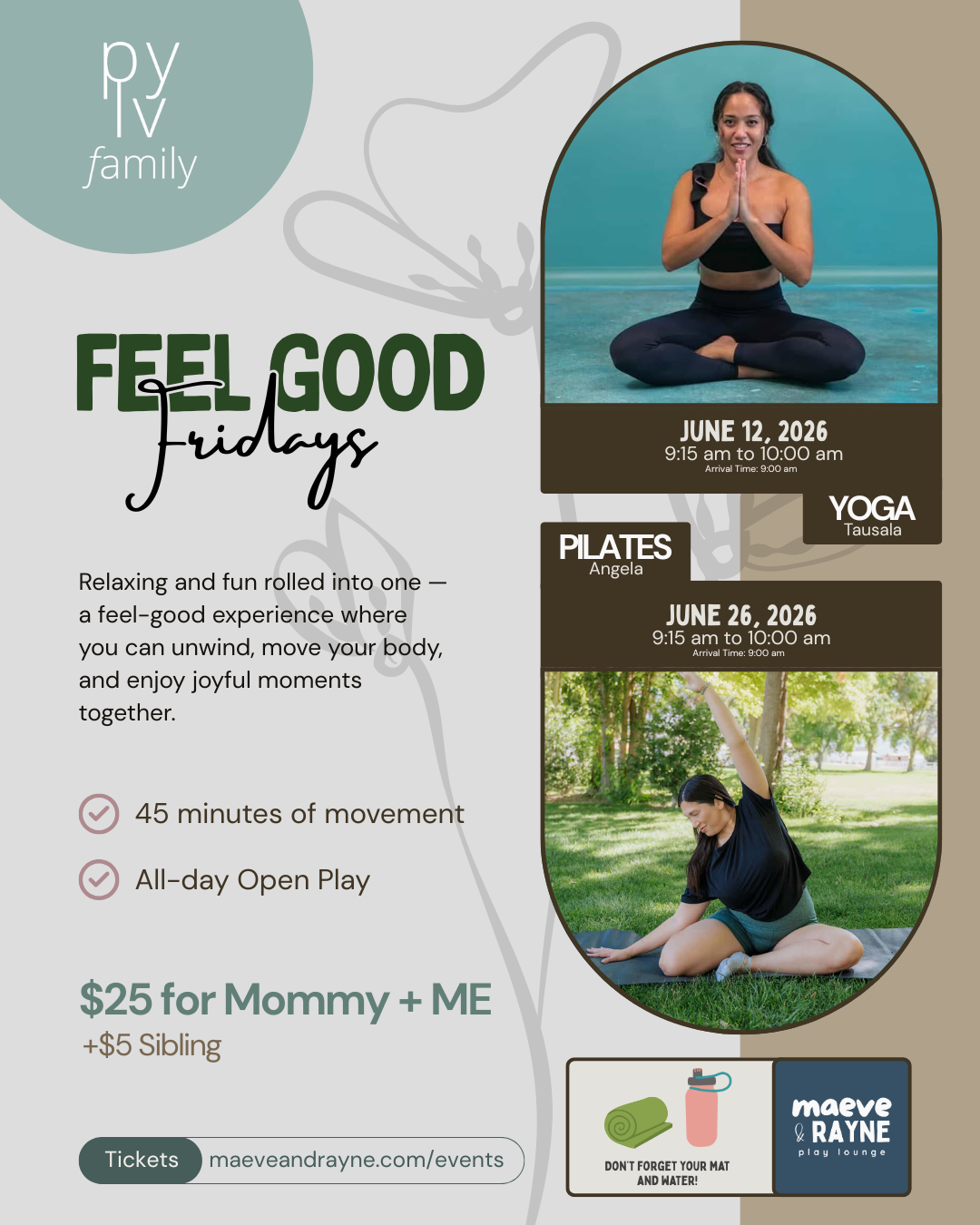 Feel Good Fridays with Prenatal Yoga of Las Vegas - Pilates