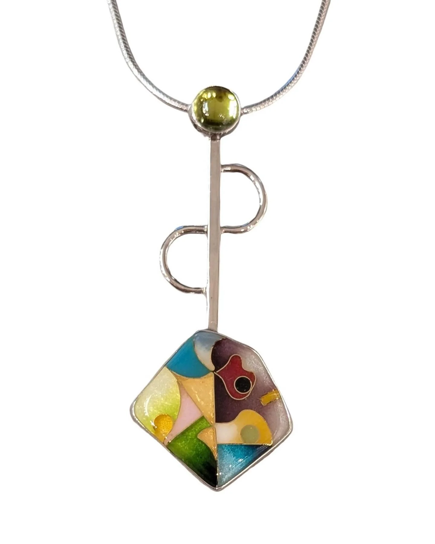 New work by master enamelist Don Viehman. Come and visit us at the Torpedo Factory in Alexandria Virginia!
#enameljewellery #cloisonn&eacute;enamel #necklace #oldtownalexandria