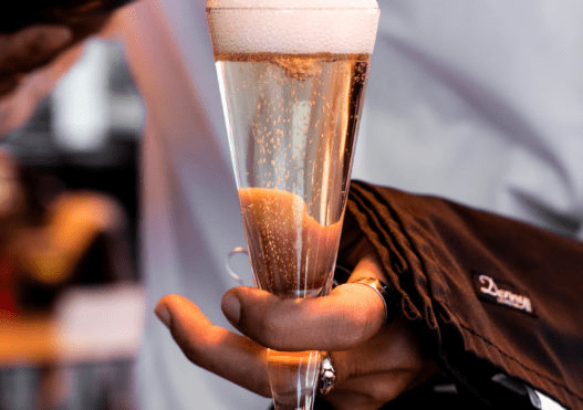 The Fizzy Tarté Glass of Prosecco