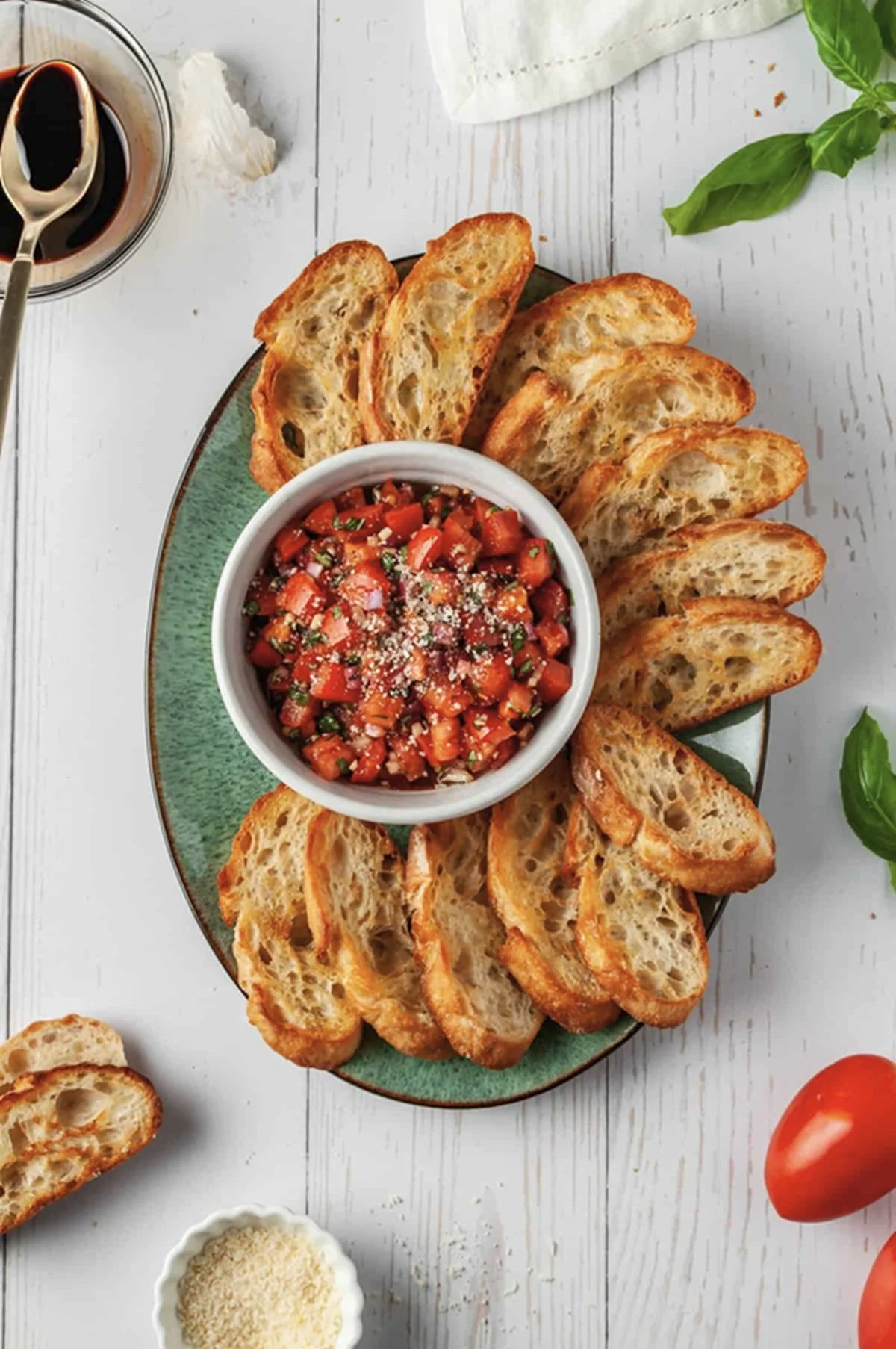 Classic Italian Bruschetta al Pomodoro