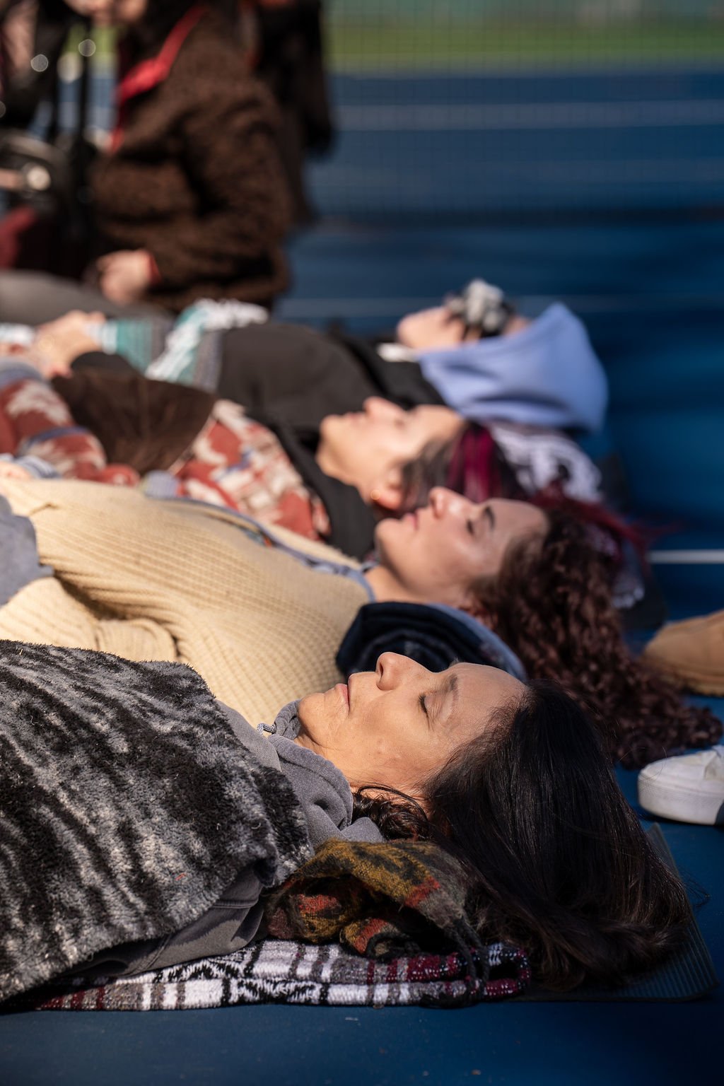 outdoor women's sound healing
