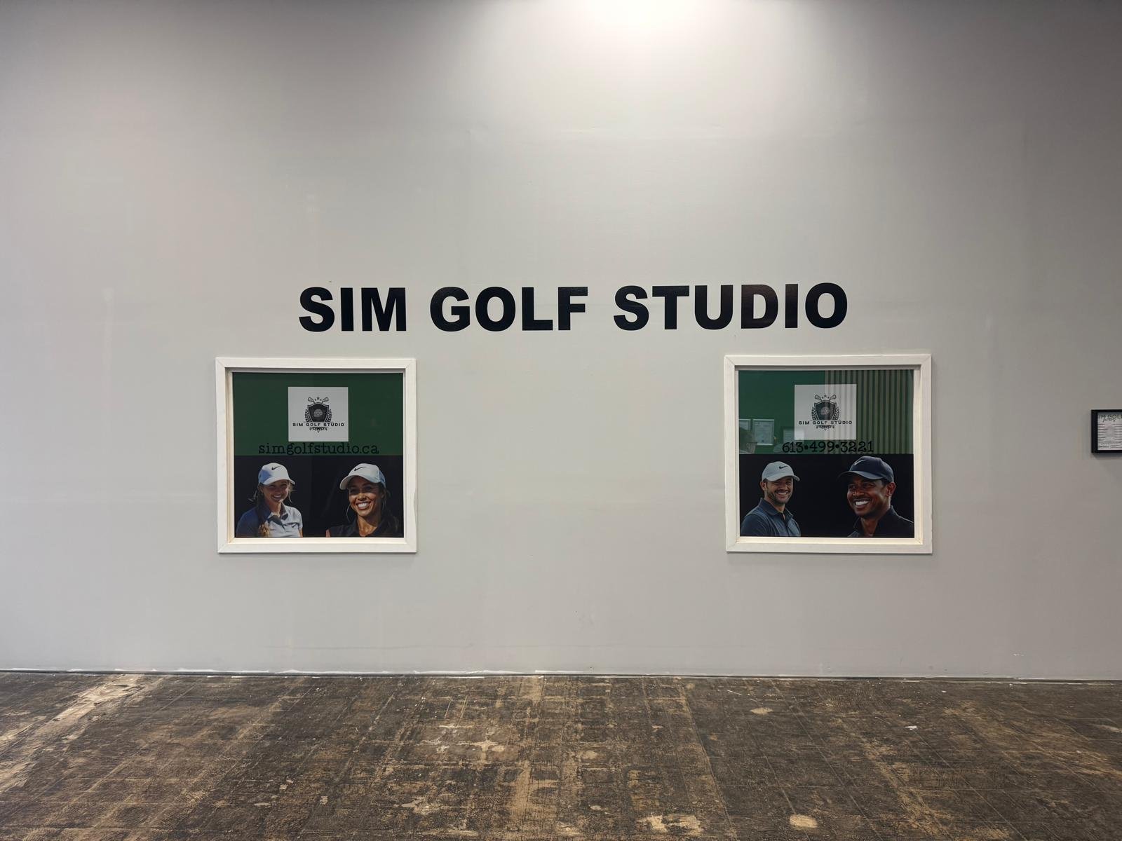 Custom Window Graphics in Ottawa – SIM Golf Studio Character Branding

The Vinyl Edge designed and installed custom window graphics for SIM Golf Studio in Ottawa, featuring bold, eye-catching golf character illustrations that bring personality and en