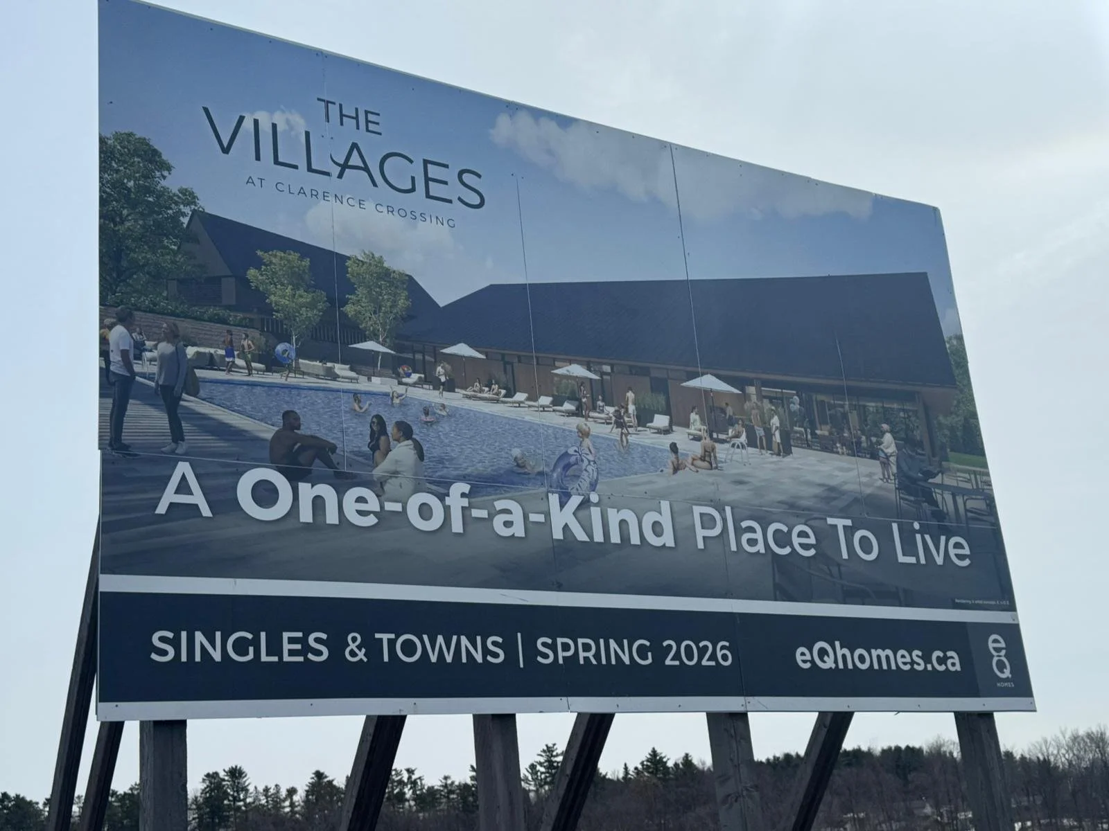 Custom construction site signage in Ottawa for builders and developers. The Vinyl Edge creates durable, high-impact large-format signs for new home communities across Eastern Ontario.