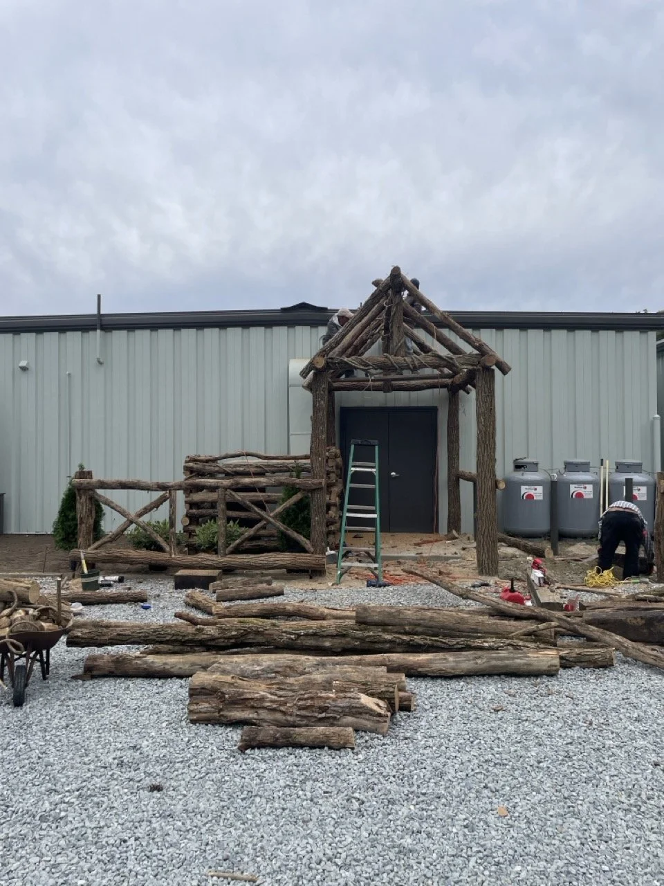 During installation at Rhoddie Bicycle Outfitters in Blowing Rock, North Carolina.