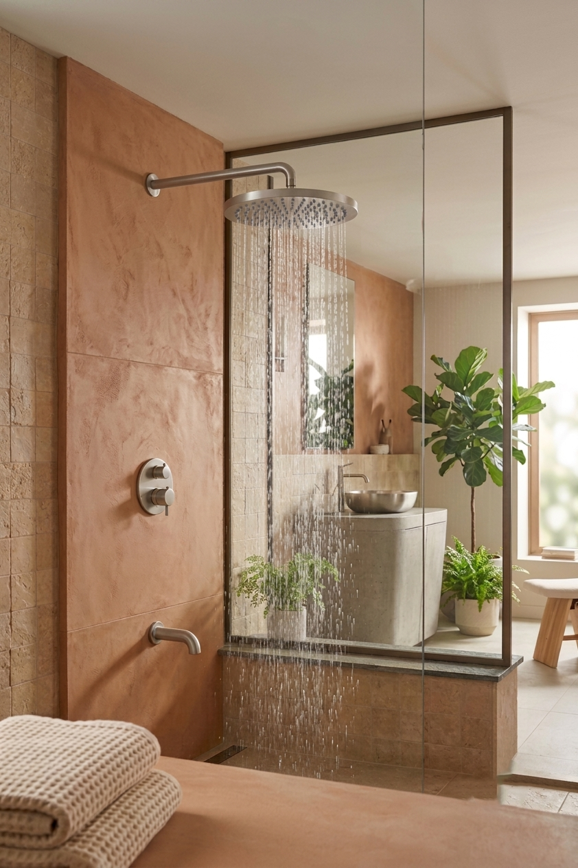 Niagara Rainfall Shower Head brushed nickel