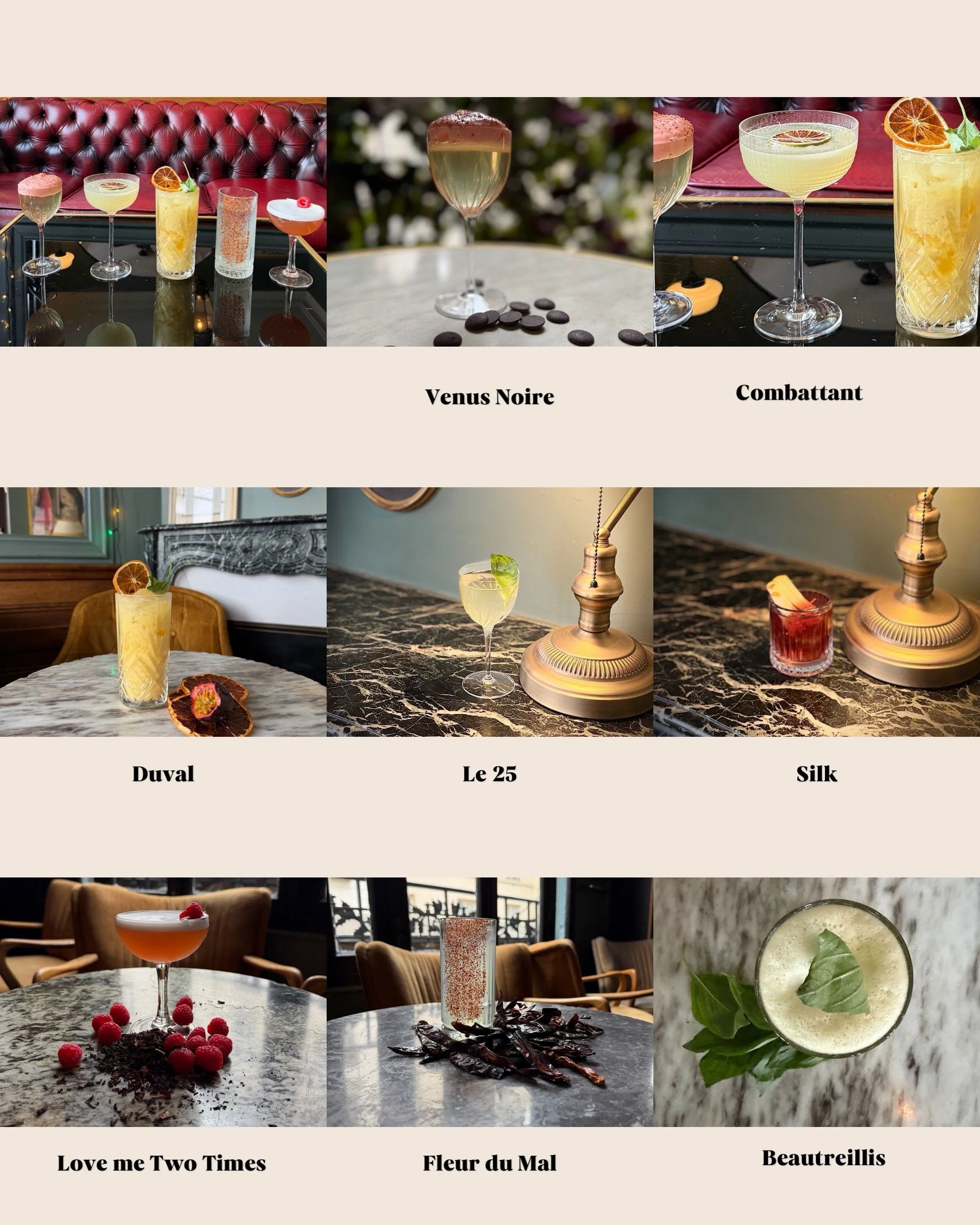 Une nouvelle carte de cocktails 🍸  signature, c&rsquo;est toujours un &eacute;v&eacute;nement en soi.
Allier &eacute;l&eacute;gance et ADN d&rsquo;un lieu tel que le @1905paris , ce n&rsquo;est pas si simple. Le pari est r&eacute;ussi par notre duo 