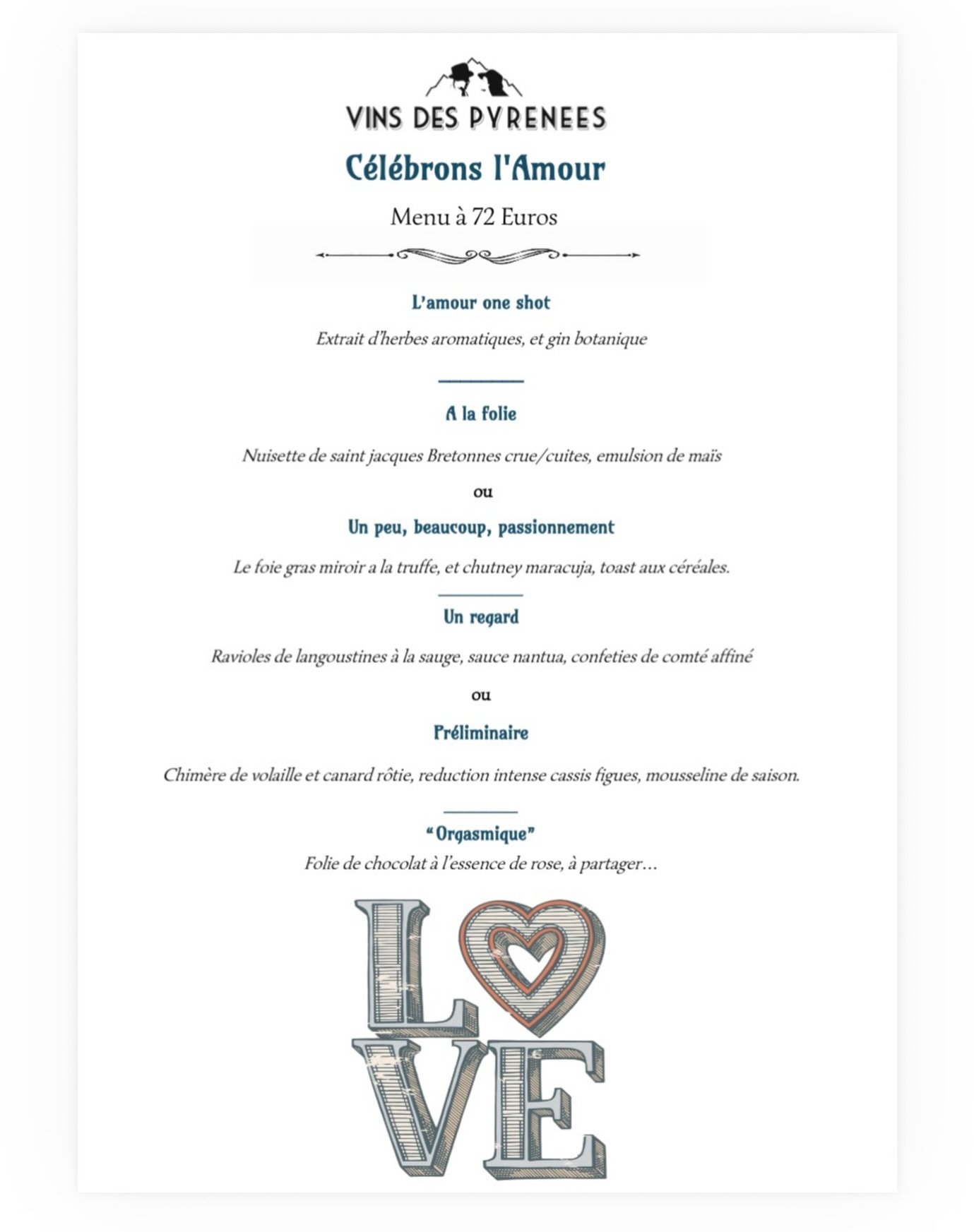 Une soir&eacute;e de Saint-Valentin 💕 avec un menu sp&eacute;cial concoct&eacute; par notre @chef_thierry_babet 
Des bougies, des fleurs 💐 et de l&rsquo;amour tout autour 💕

A Valentine&rsquo;s Day evening 💕 with a special menu created by our @ch
