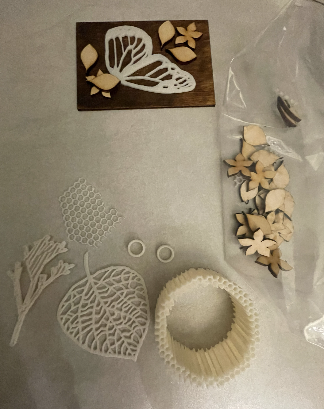 Adding 3D printed and laser cut details