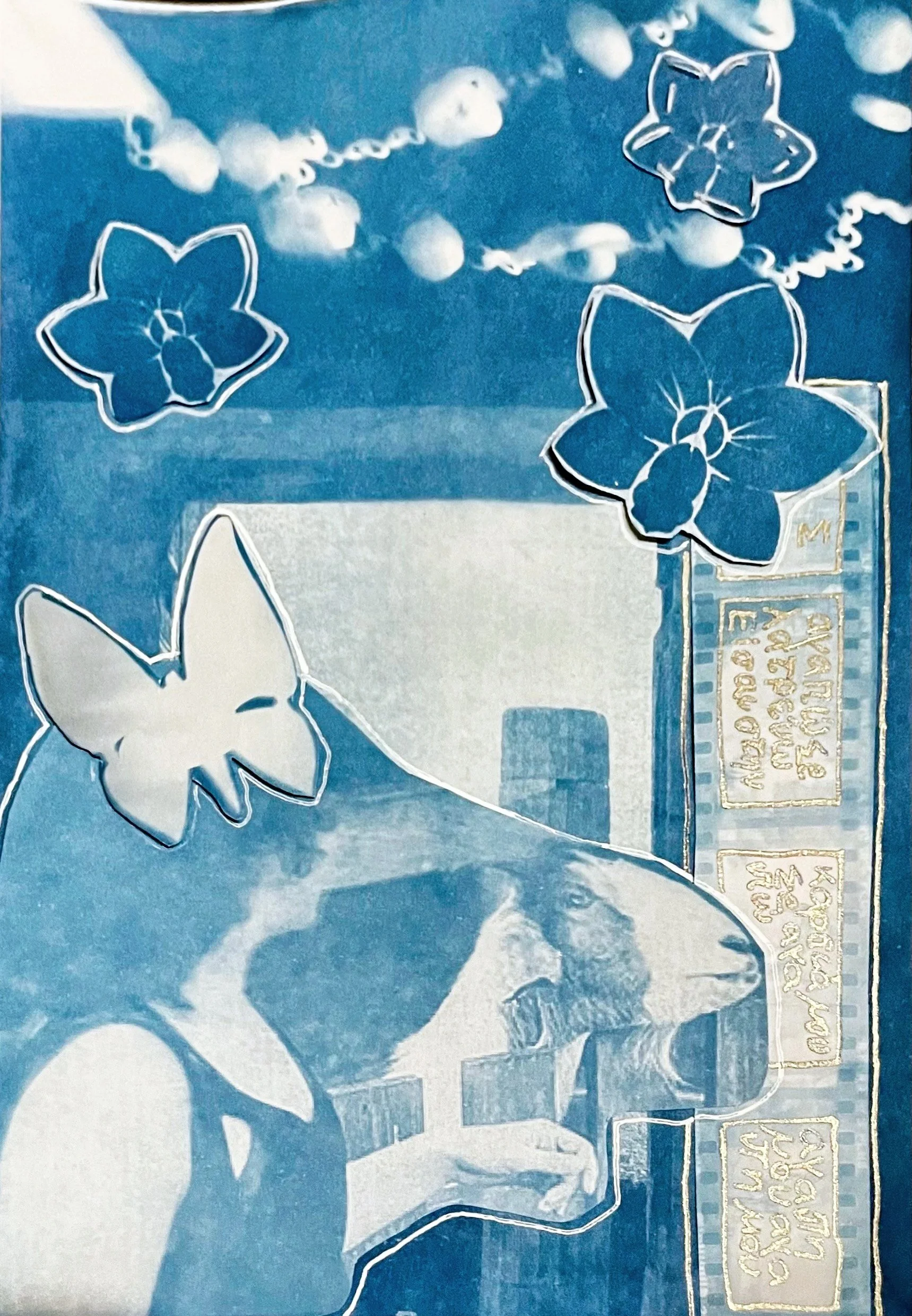 Identity Cyanotype Collage (2/4)