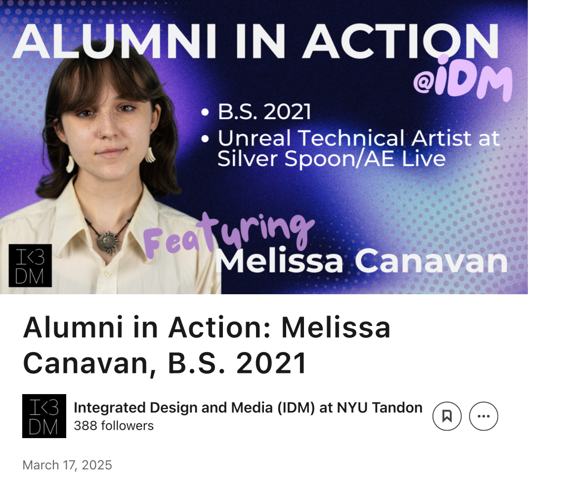 Developed the visual identity and graphics for an ongoing alumni series, translating interviews with IDM graduates into social and editorial content.