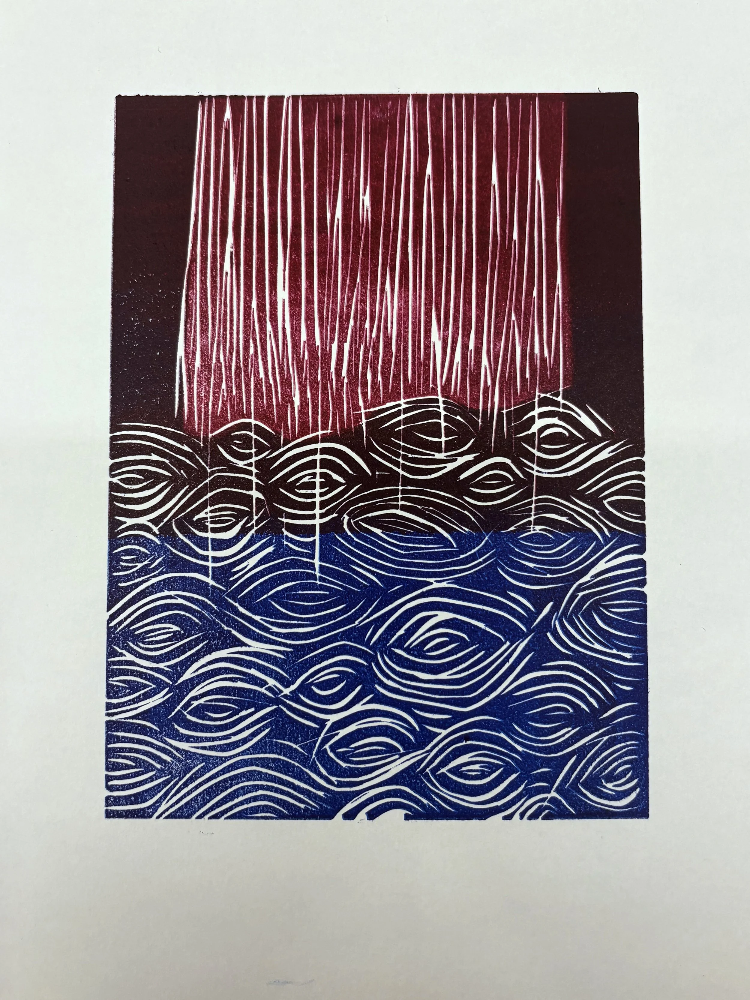 Linoleum Linocut Print (1/1)