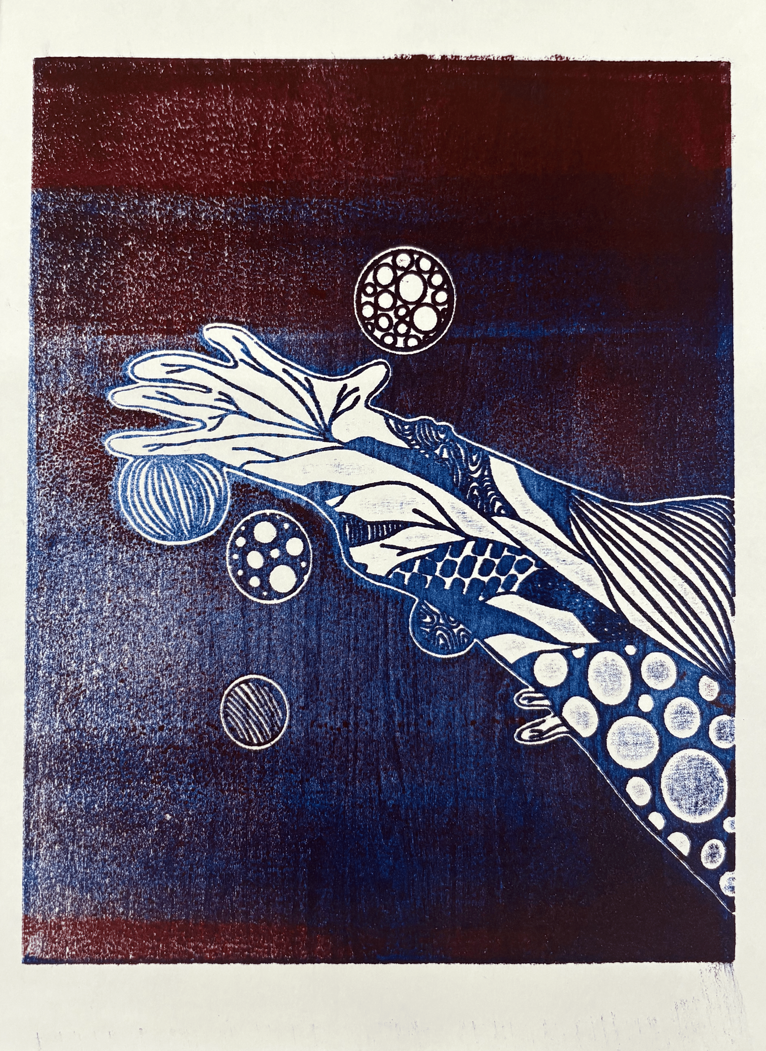 Laser Cut Wood Block Print (3/3)