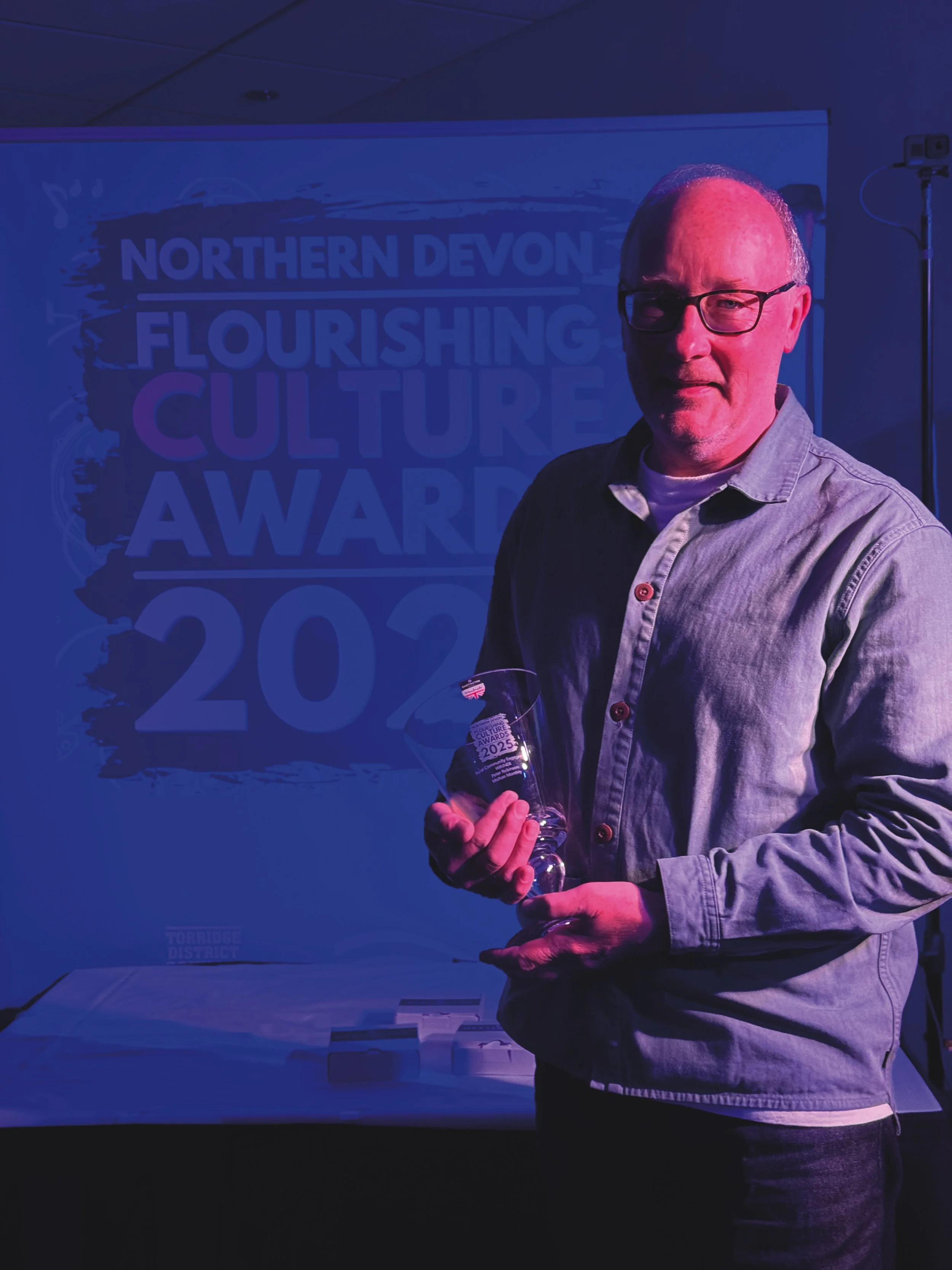 2025 Northern Devon Flourishing Cultures award winner Peter Robinson