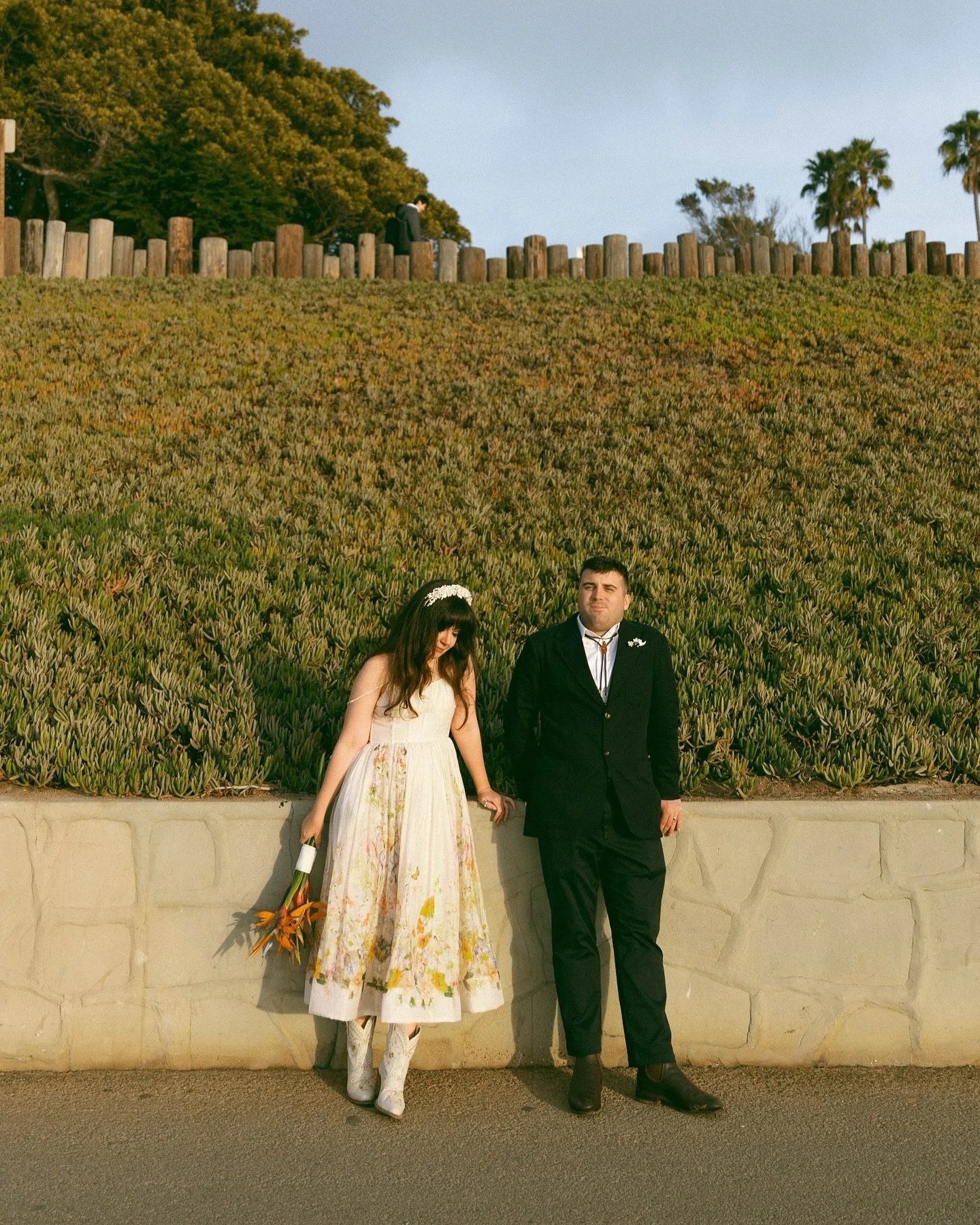 in Tahiti this week with these cuties for their wedding (!!!) so I wanted to share some favorites from their small celebration in california in december. shot on digi + 35mm 🤍