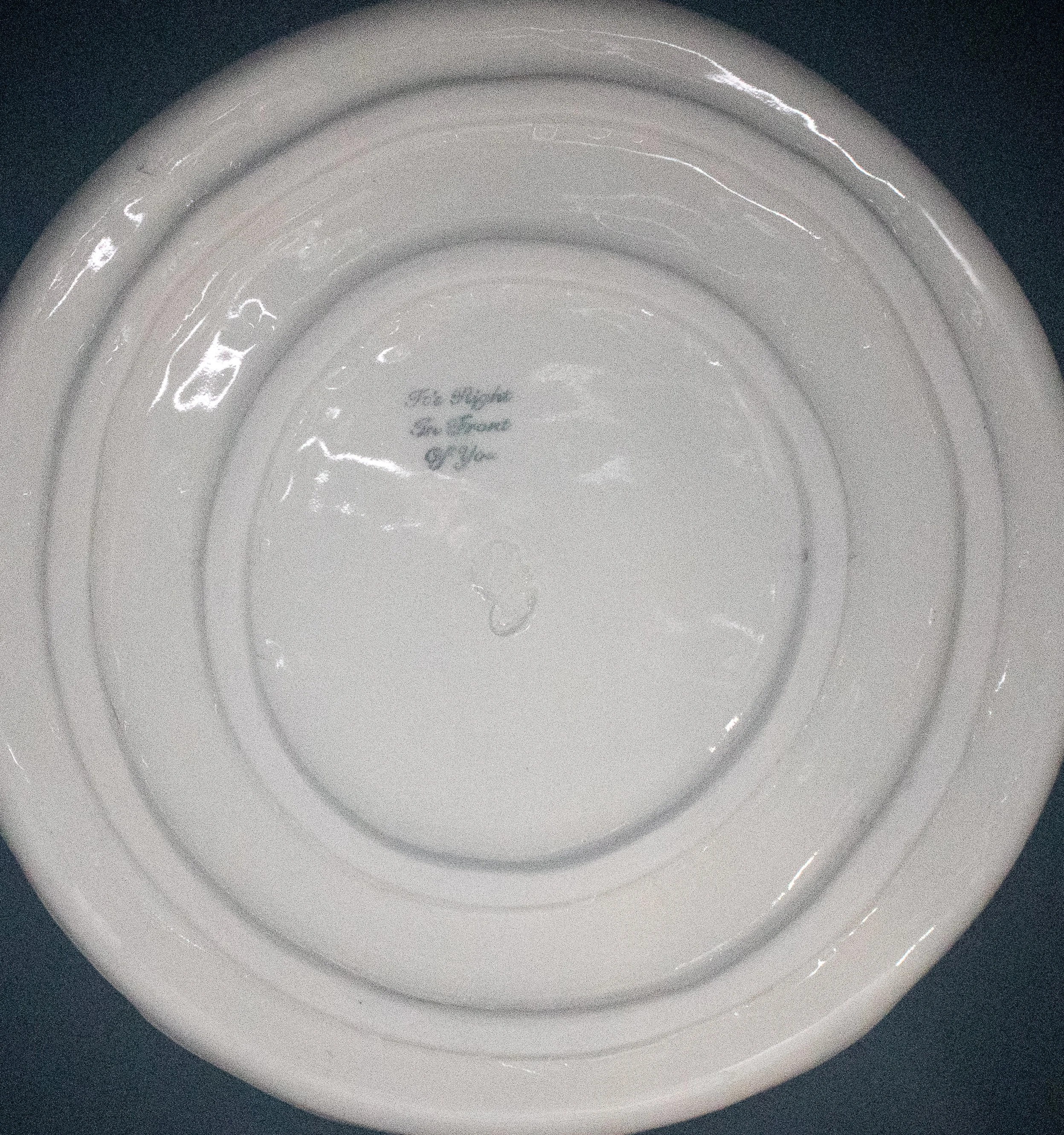 It's Right in Front of You Round Scalloped tray large.jpg
