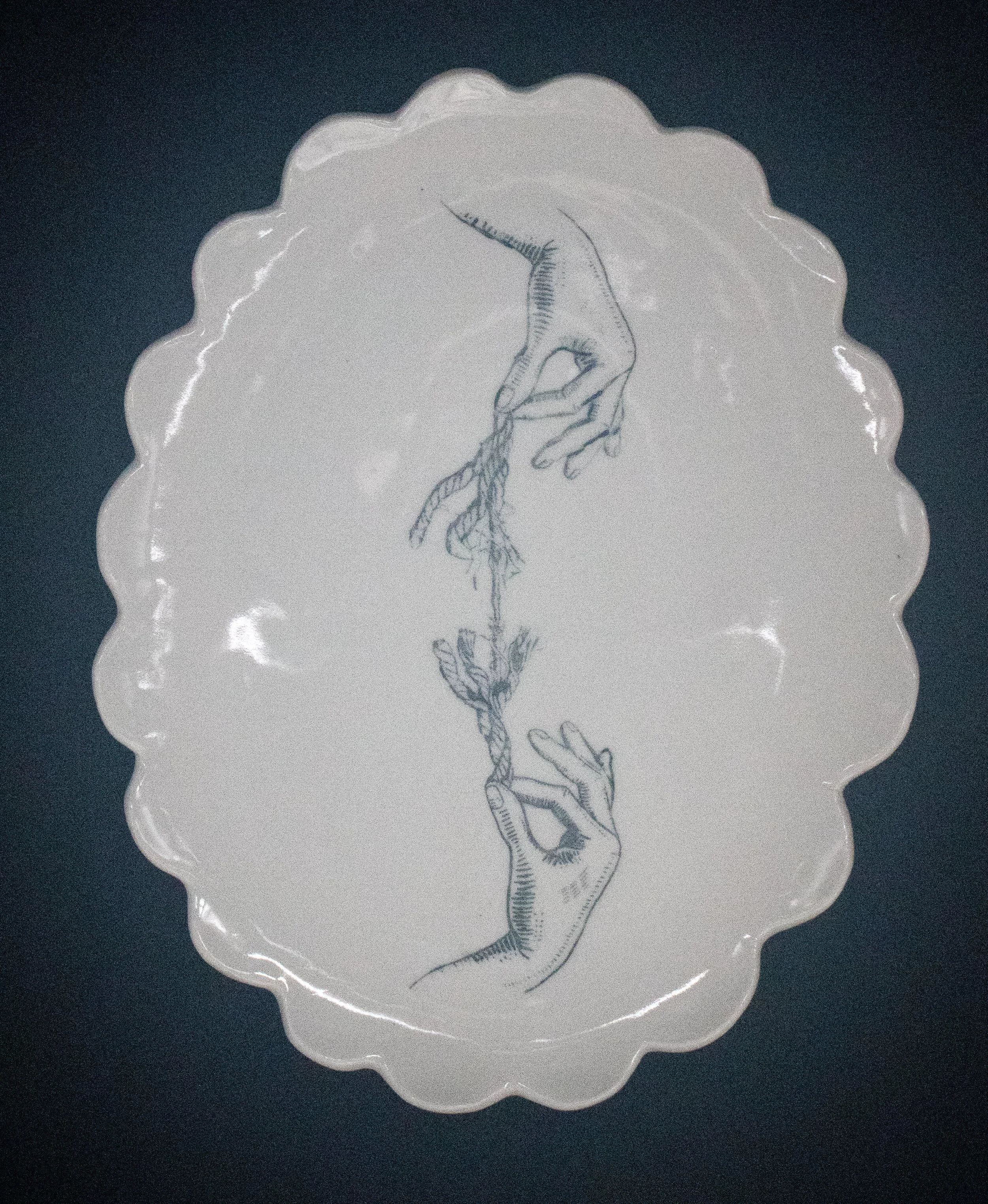 The Frayed scalloped oval tray.jpg