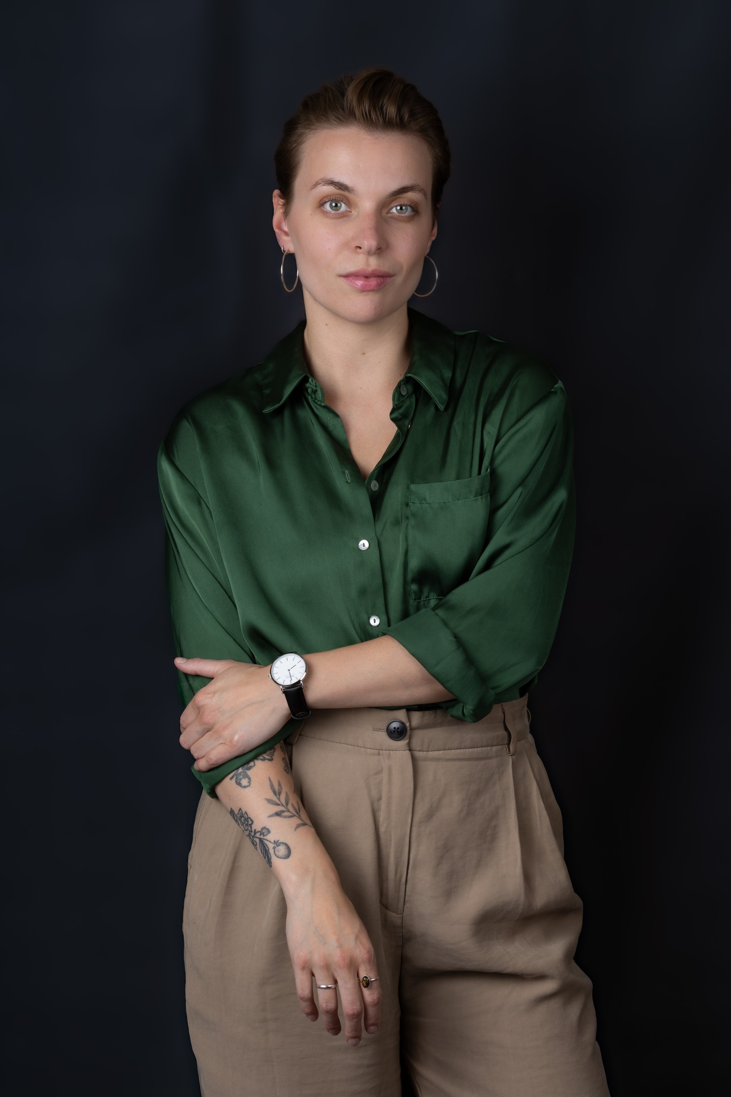 Creative in-studio headshot taken by Brighton and Hove Photographer located in Sussex