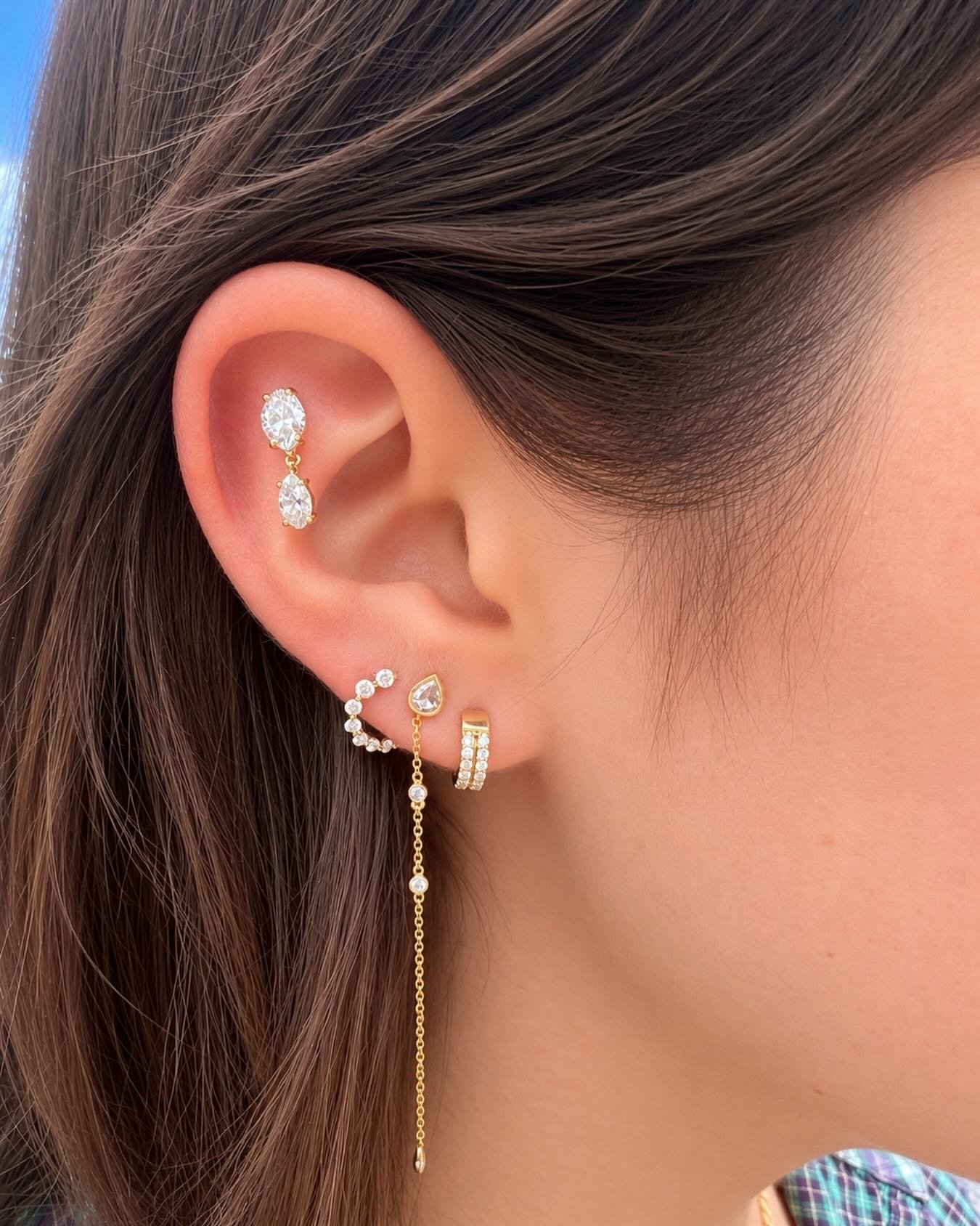 Let us help you build the perfect ear stack! We are here Tuesday-Saturday, 11-4 💎💖